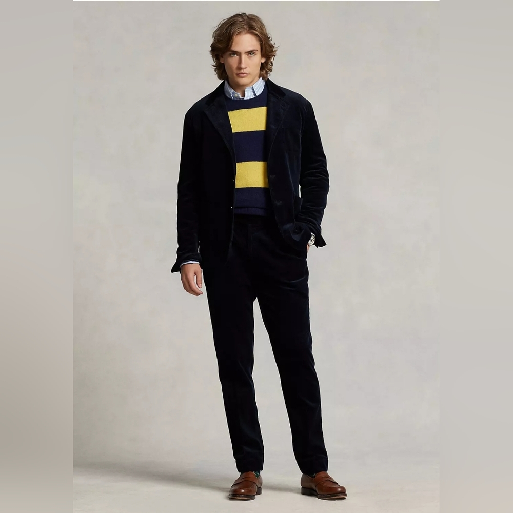 New Polo Ralph Lauren Men Corduroy Suit Trouser